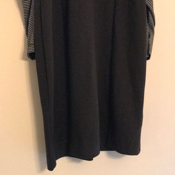 Ronen Chen Black Puffed Ruched Sleeve Dress - Sz 2 - Picture 3 of 11